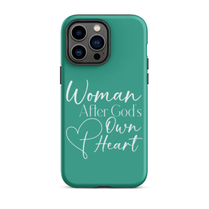 Christian Phone Case Woman After God's Heart for iPhone® iPhone® Phone Cases Matte iPhone 14 Pro Max 