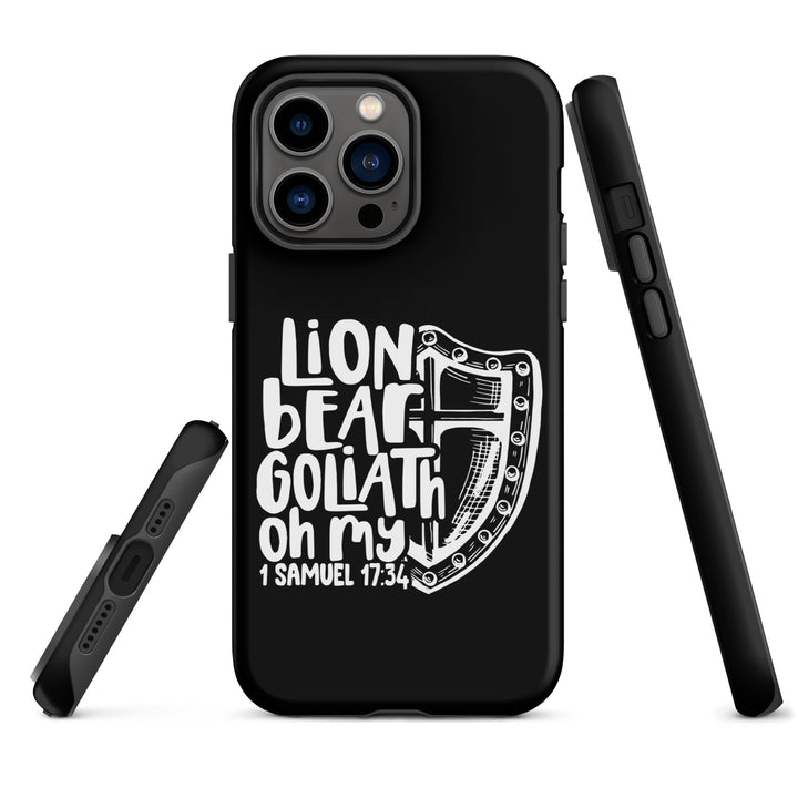 Christian Phone Case Lion Bear Goliath Oh My for iPhone® iPhone® Phone Cases   