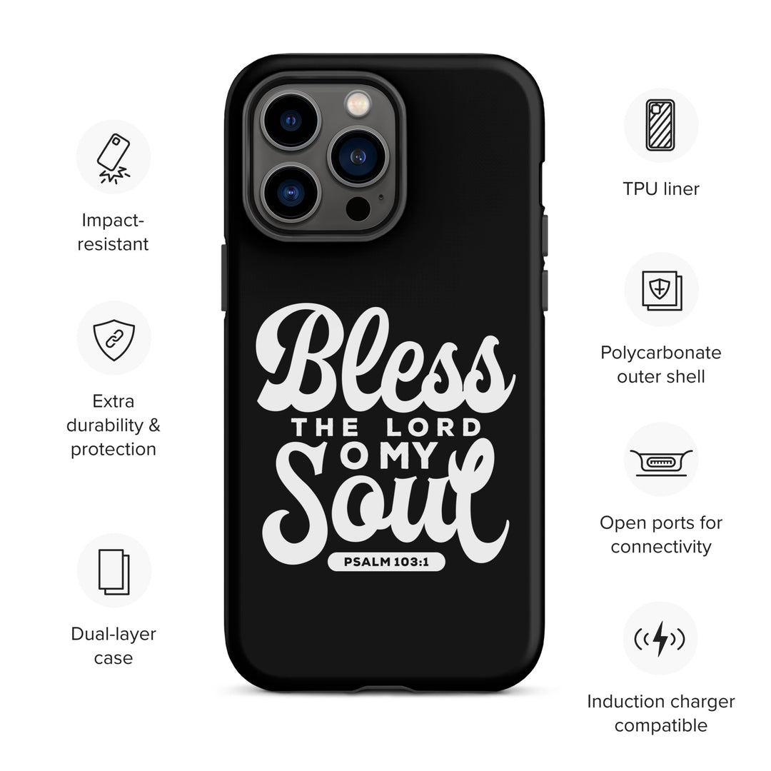 Christian Phone Case Bless The Lord Tough for iPhone® iPhone® Phone Cases   