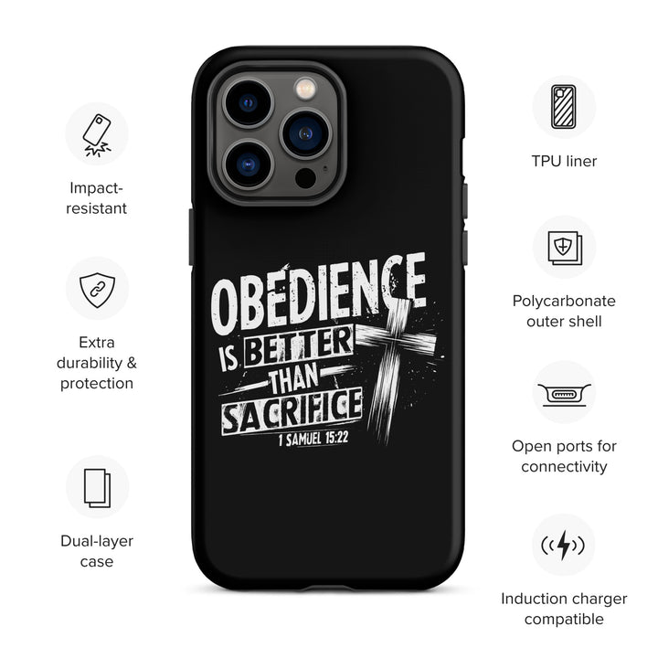 Christian Phone Case Obedience Is Better for iPhone® iPhone® Phone Cases   