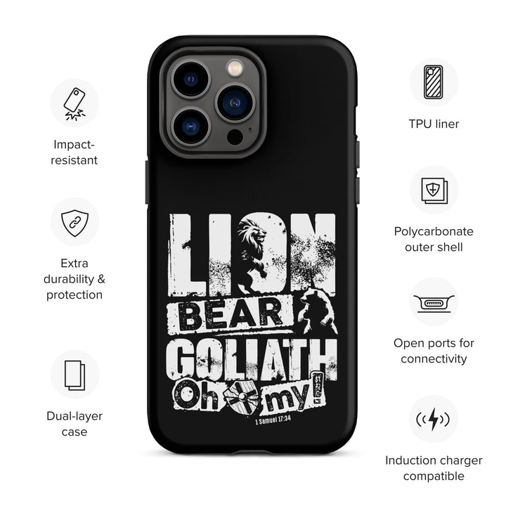 Christian Phone Case Lion Bear Goliath for iPhone® iPhone® Phone Cases   