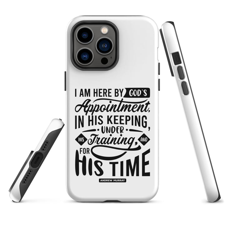 Christian Phone Case His Time White for iPhone® iPhone® Phone Cases   