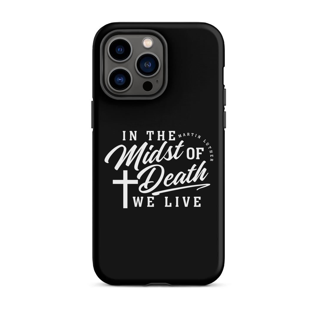 Christian Phone Case Midst of Death Black for iPhone® iPhone® Phone Cases Matte iPhone 14 Pro Max 