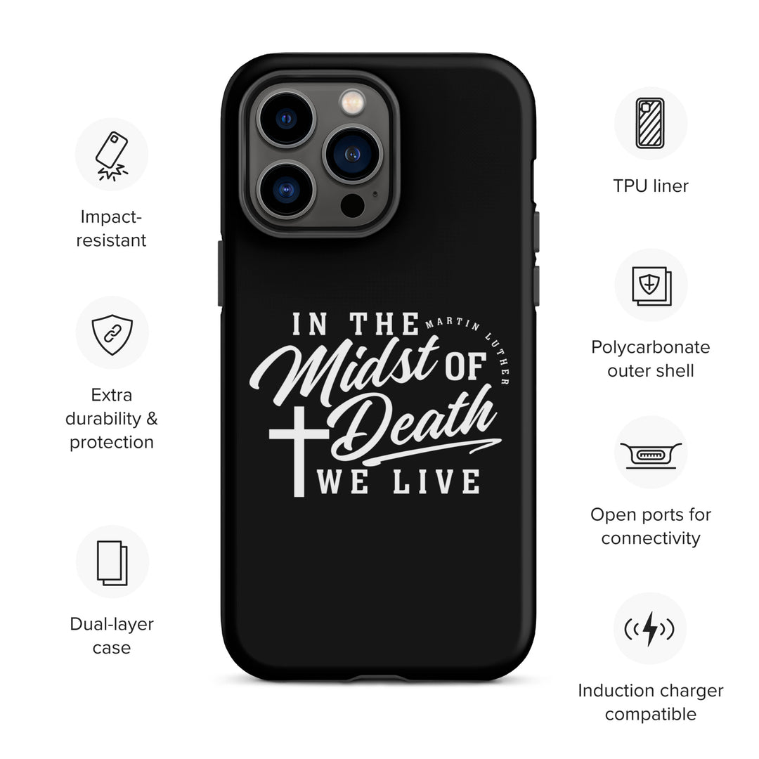 Christian Phone Case Midst of Death Black for iPhone® iPhone® Phone Cases   