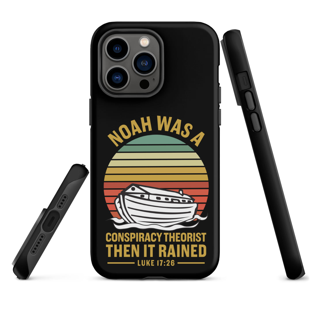 Christian Phone Case Noah Conspiracy Black for iPhone® iPhone® Phone Cases   