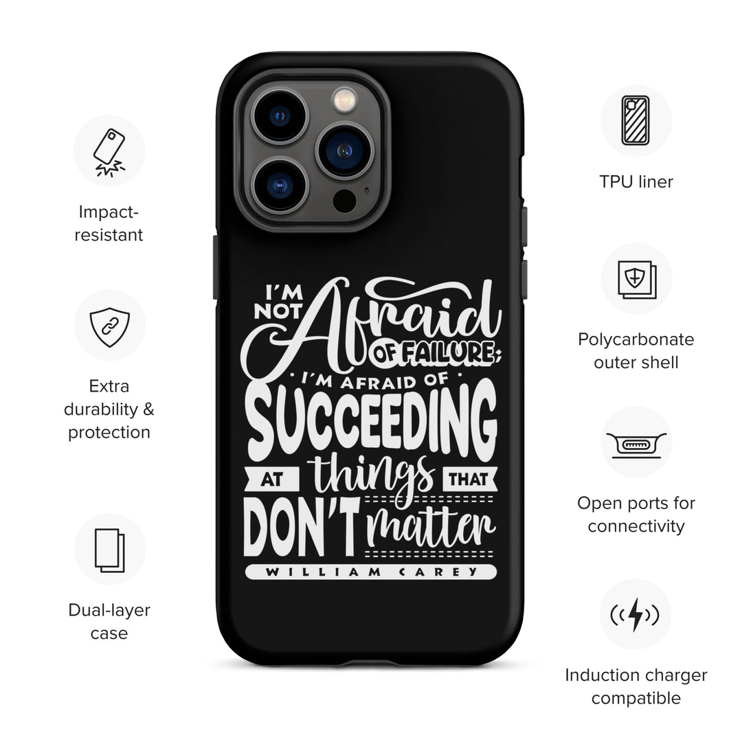 Christian Phone Case Things That Matter Black for iPhone® iPhone® Phone Cases   