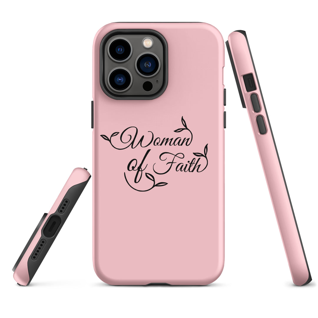 Christian Phone Case Woman of Faith Pink for iPhone® iPhone® Phone Cases   