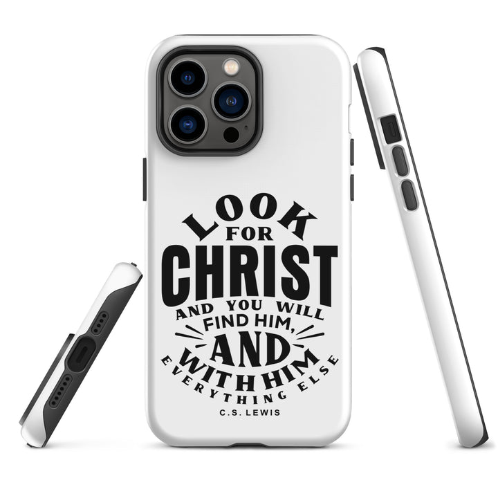 Christian Phone Case Look For Christ White for iPhone® iPhone® Phone Cases   