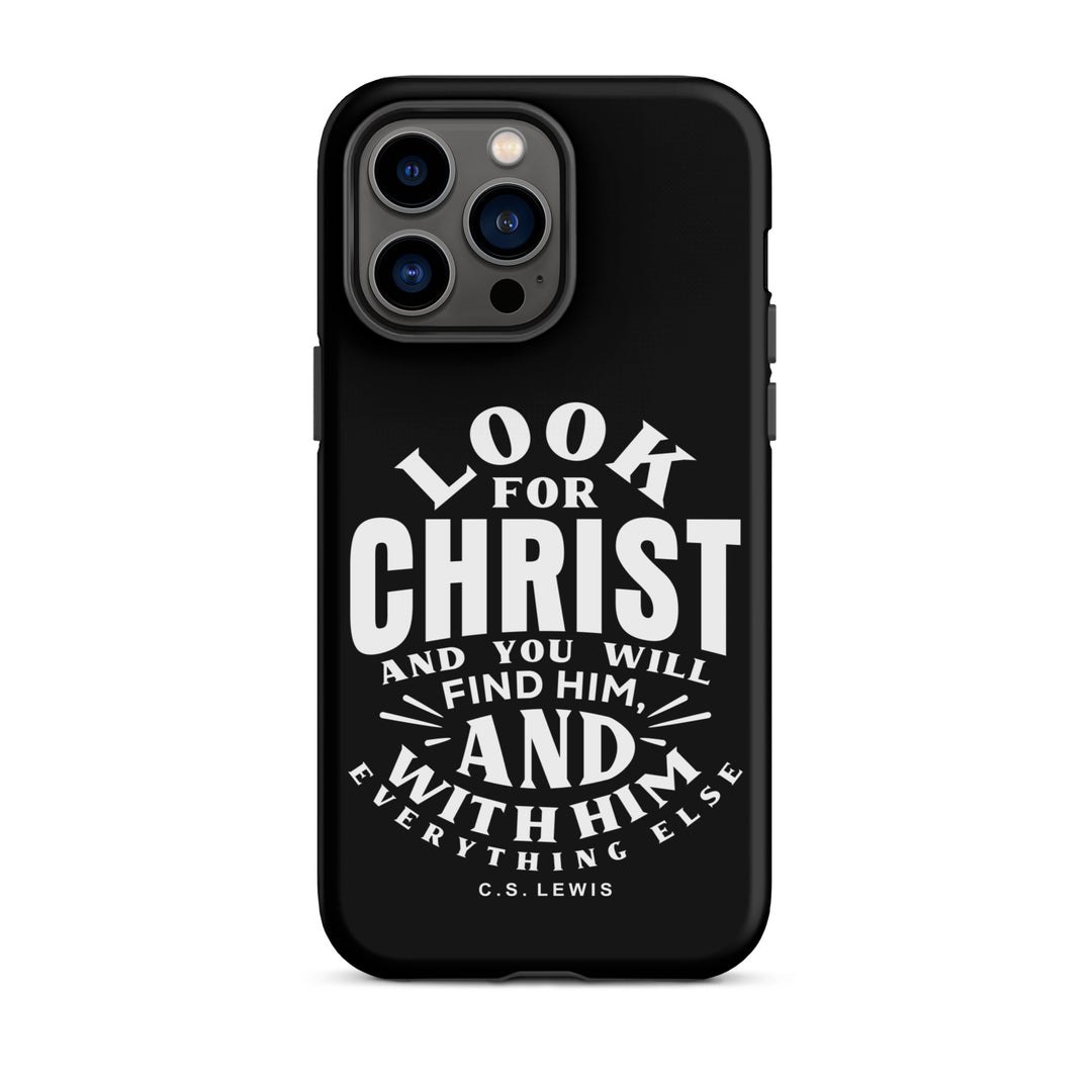 Christian Phone Case Look For Christ Black for iPhone® iPhone® Phone Cases Matte iPhone 14 Pro Max 