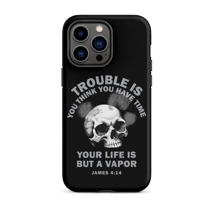 Christian Phone Case Life Is Vapor Black for iPhone® iPhone® Phone Cases Matte iPhone 14 Pro Max 