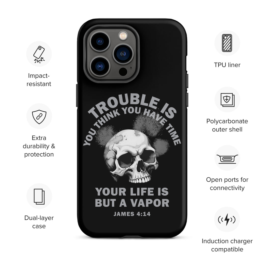 Christian Phone Case Life Is Vapor Black for iPhone® iPhone® Phone Cases   