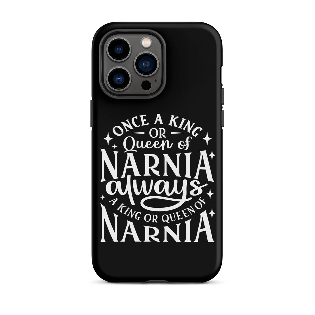 Christian Phone Case King or Queen Narnia Black for iPhone® iPhone® Phone Cases Matte iPhone 14 Pro Max 