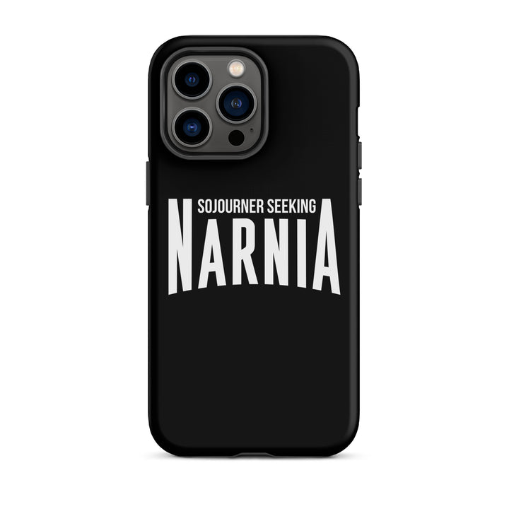 Christian Phone Case Sojourner Seeking Narnia Black for iPhone® iPhone® Phone Cases Matte iPhone 14 Pro Max 