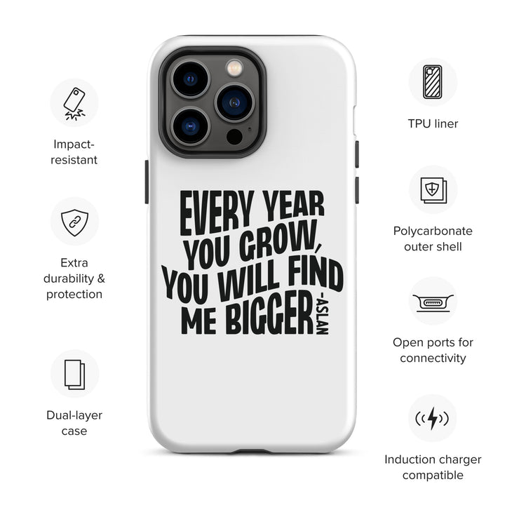 Christian Phone Case Every Year You Grow White  for iPhone® iPhone® Phone Cases   