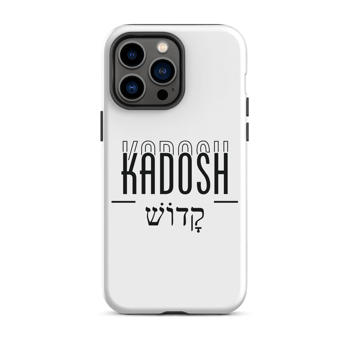 Christian Phone Case Kadosh Hebrew White for iPhone® iPhone® Phone Cases Matte iPhone 14 Pro Max 