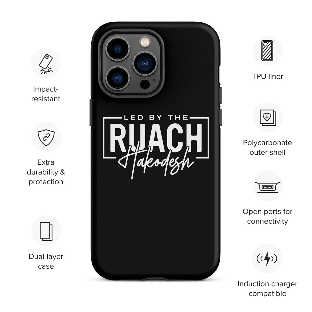 Christian Phone Case Led By Ruach Hakodesh Black for iPhone® iPhone® Phone Cases   