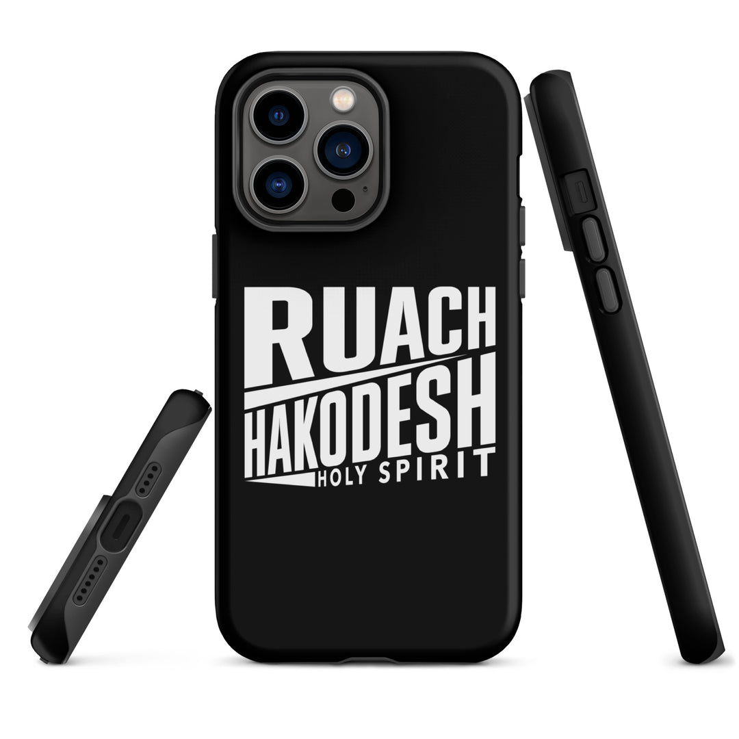 Christian Phone Case Ruach Hakodesh Holy Spirit Black for iPhone® iPhone® Phone Cases   