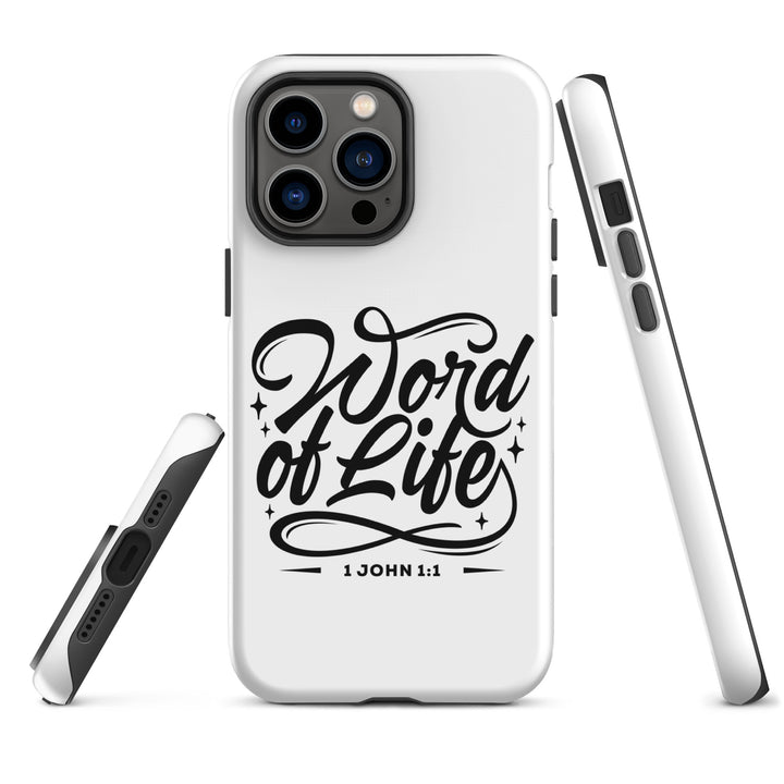 Christian Phone Case Word of Life White for iPhone® iPhone® Phone Cases   