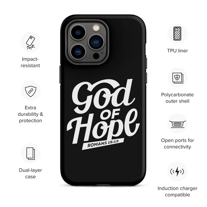 Christian Phone Case God of Hope Black for iPhone® iPhone® Phone Cases   