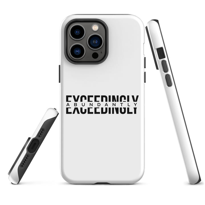 Christian Phone Case Exceedingly Abundantly White for iPhone® iPhone® Phone Cases   