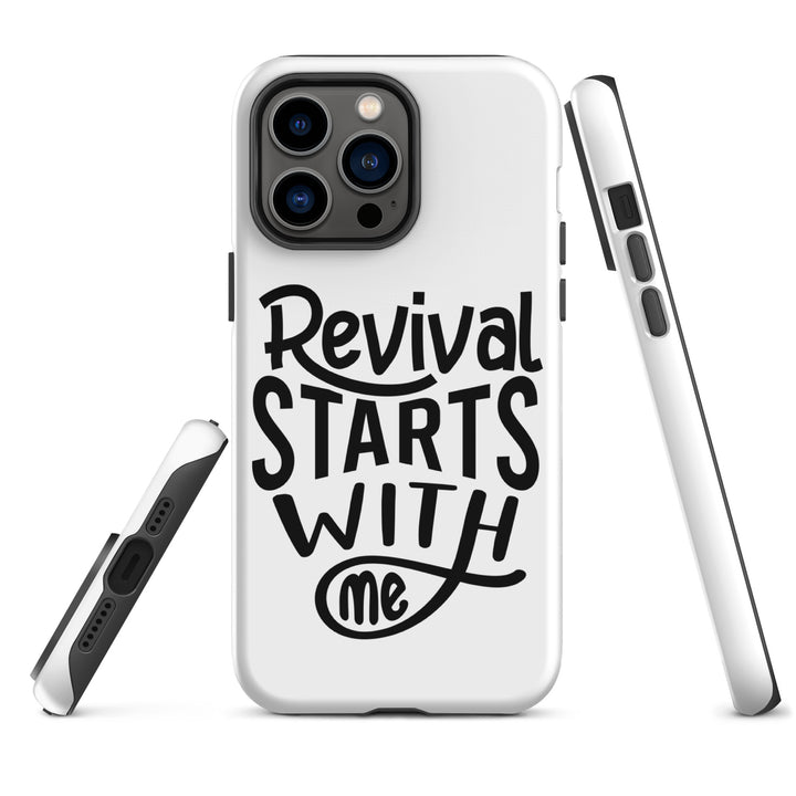 Christian Phone Case Revival Starts With Me White for iPhone® iPhone® Phone Cases   