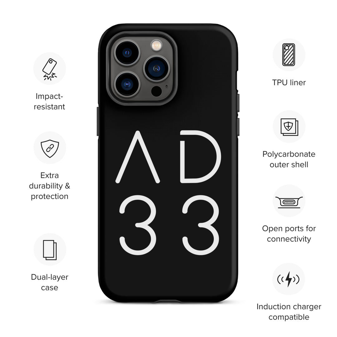 Christian Phone Case AD 33 Black for iPhone® iPhone® Phone Cases   