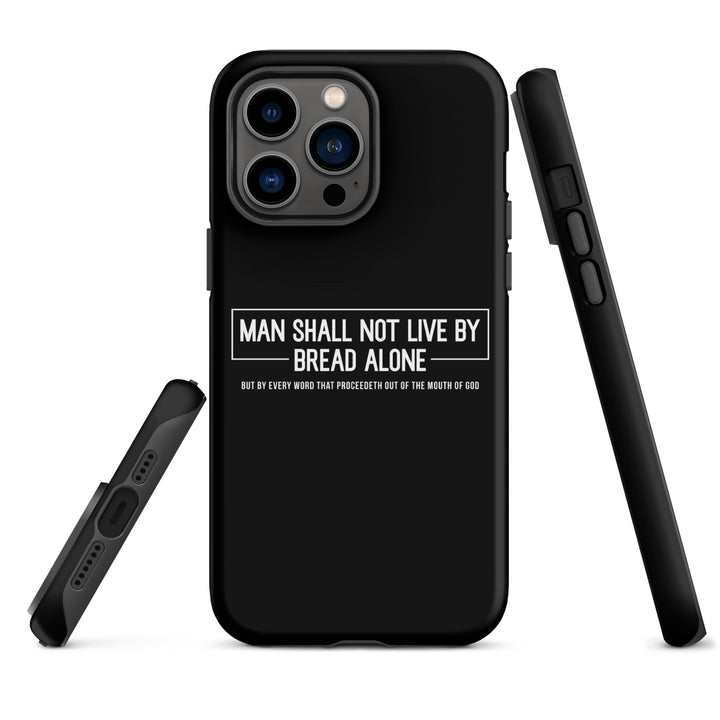 Christian Phone Case Bread Alone Black for iPhone® iPhone® Phone Cases   