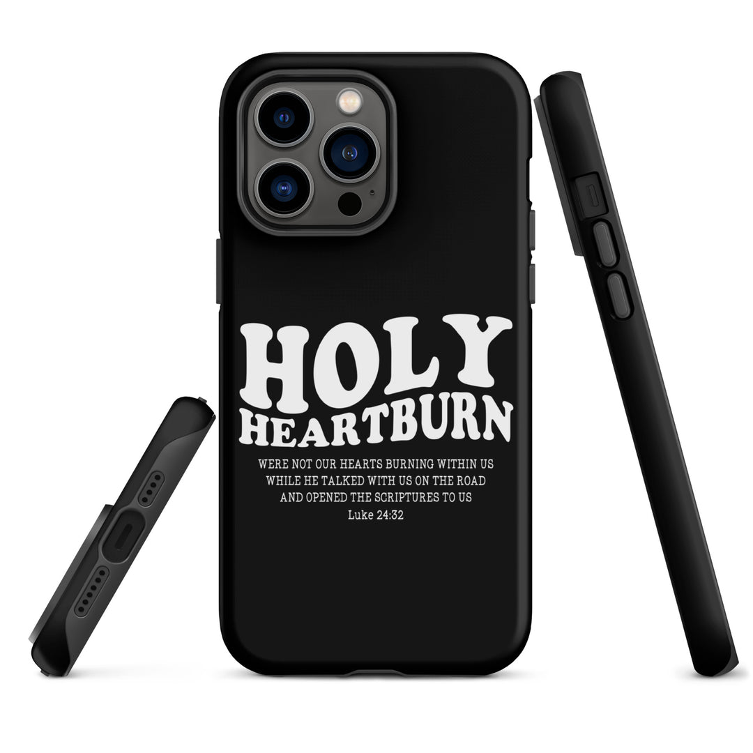 Christian Phone Case Holy Heartburn Black for iPhone® iPhone® Phone Cases   