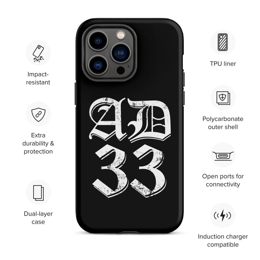 Christian Phone Case AD 33 Old English Black for iPhone® iPhone® Phone Cases   