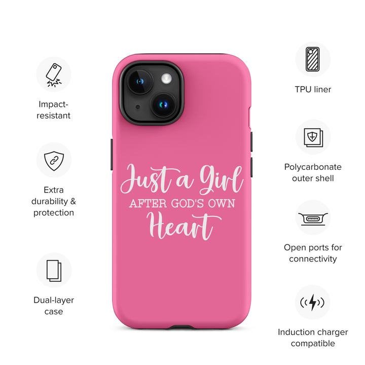 Christian Phone Case Girl After God's Heart for iPhone® iPhone® Phone Cases   