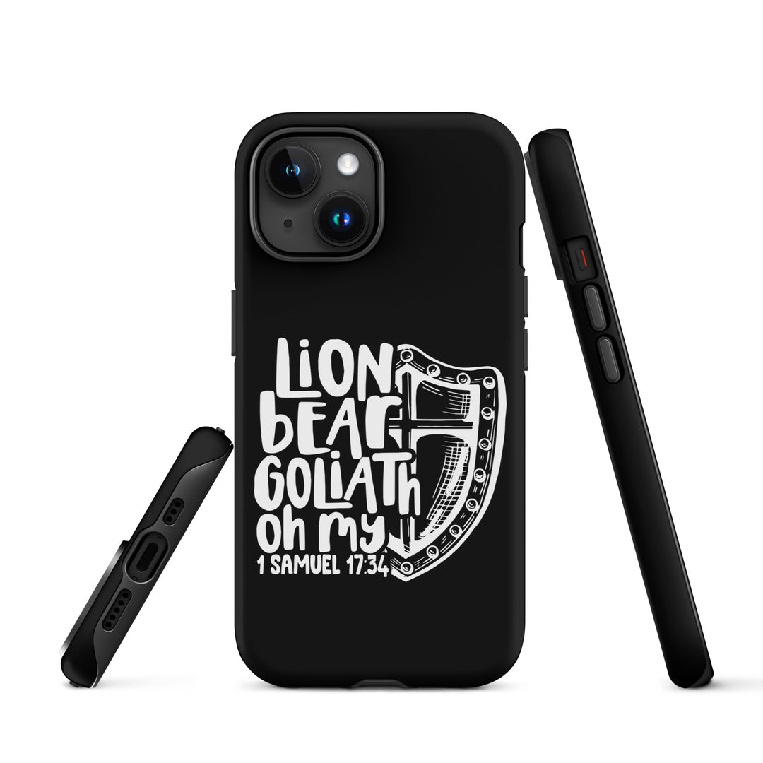 Christian Phone Case Lion Bear Goliath Oh My for iPhone® iPhone® Phone Cases   