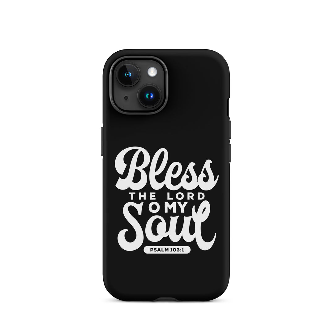 Christian Phone Case Bless The Lord Tough for iPhone® iPhone® Phone Cases Matte iPhone 15 