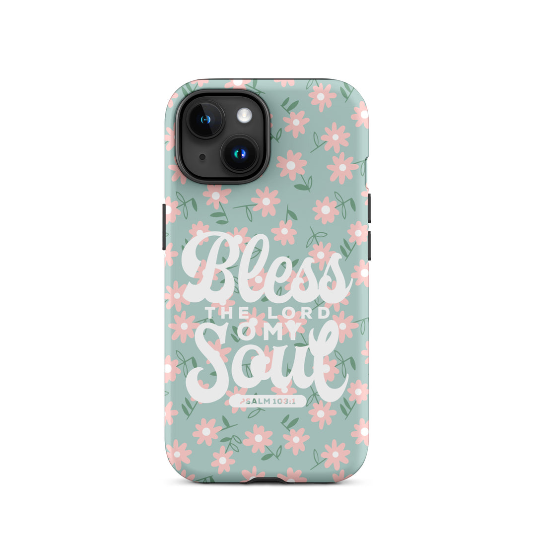 Christian Phone Case Bless The Lord Daisy for iPhone® iPhone® Phone Cases Matte iPhone 15 