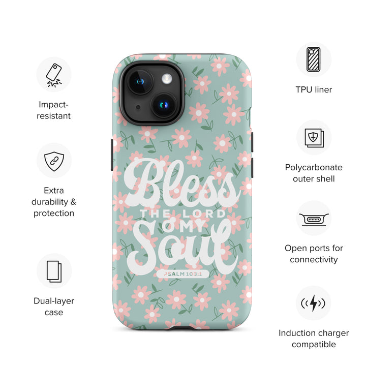 Christian Phone Case Bless The Lord Daisy for iPhone® iPhone® Phone Cases   