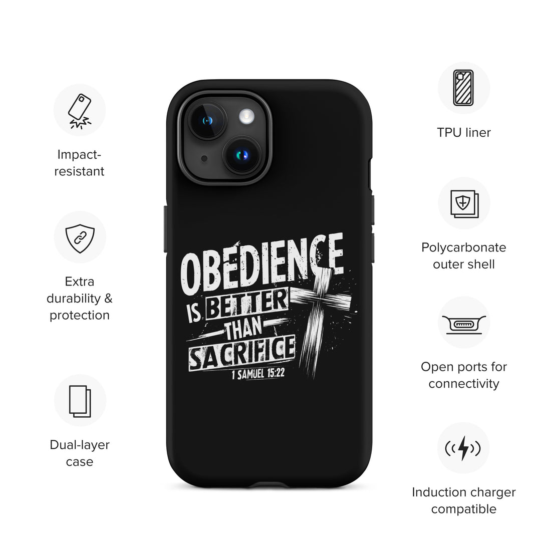 Christian Phone Case Obedience Is Better for iPhone® iPhone® Phone Cases   