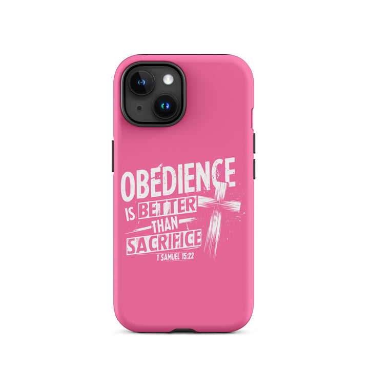 Christian Phone Case Obedience IS Better for iPhone® iPhone® Phone Cases Matte iPhone 15 