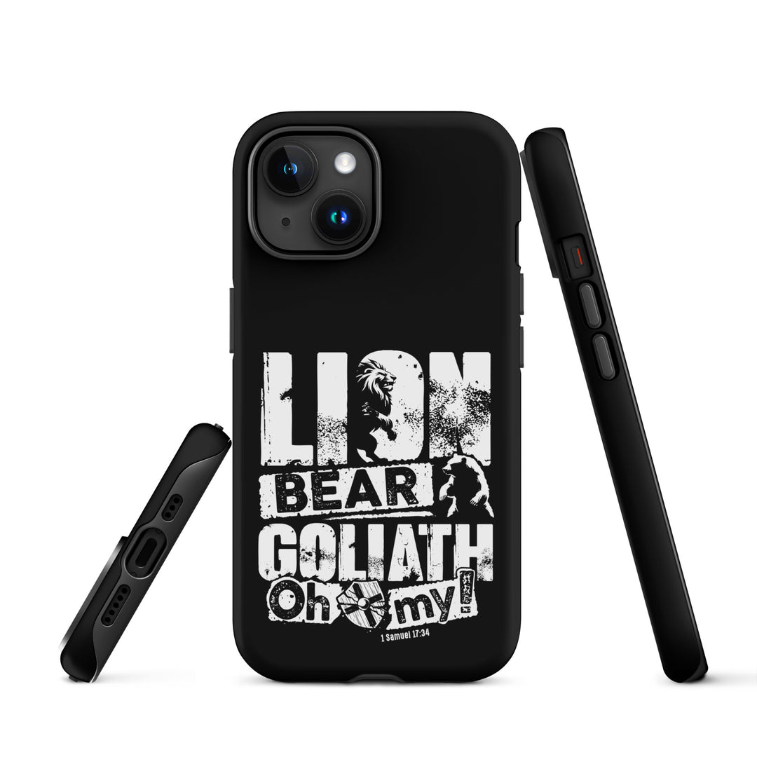 Christian Phone Case Lion Bear Goliath for iPhone® iPhone® Phone Cases   