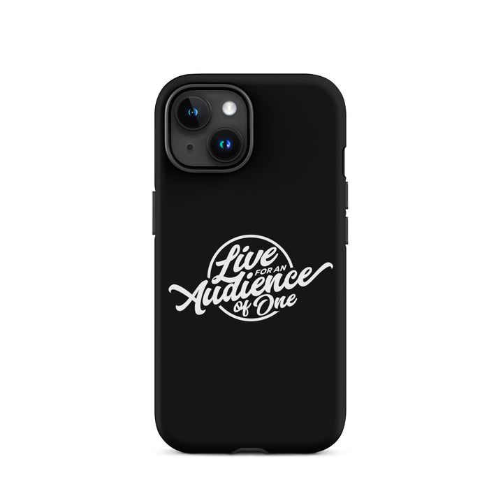 Christian Phone Case Audience of One Black for iPhone® iPhone® Phone Cases Matte iPhone 15 