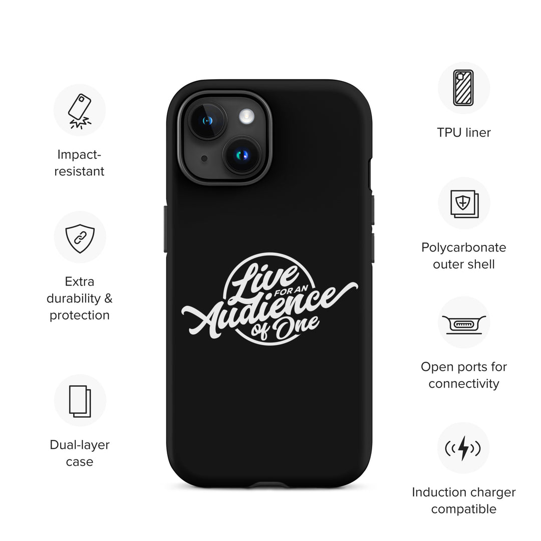 Christian Phone Case Audience of One Black for iPhone® iPhone® Phone Cases   