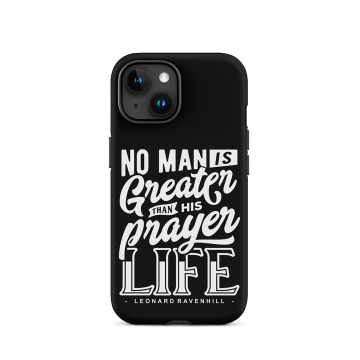 Christian Phone Case Prayer Life Black for iPhone® iPhone® Phone Cases Matte iPhone 15 