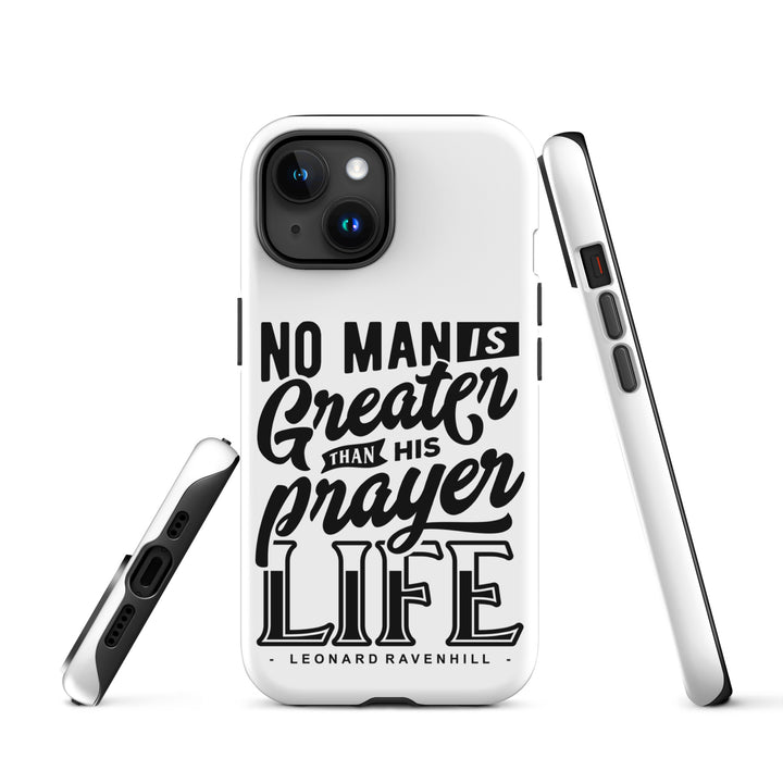 Christian Phone Case Prayer Life White for iPhone® iPhone® Phone Cases   