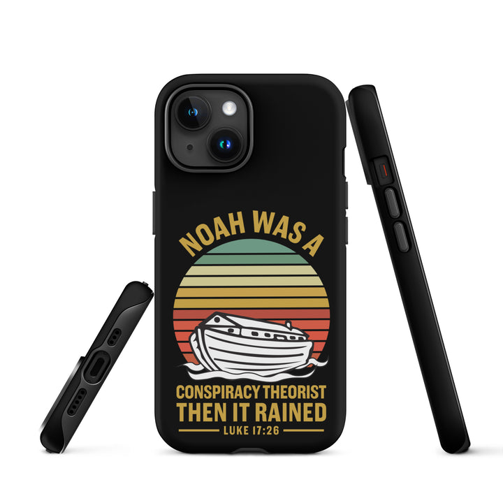 Christian Phone Case Noah Conspiracy Black for iPhone® iPhone® Phone Cases   