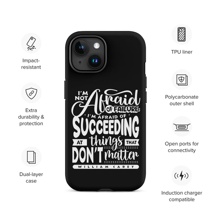 Christian Phone Case Things That Matter Black for iPhone® iPhone® Phone Cases   