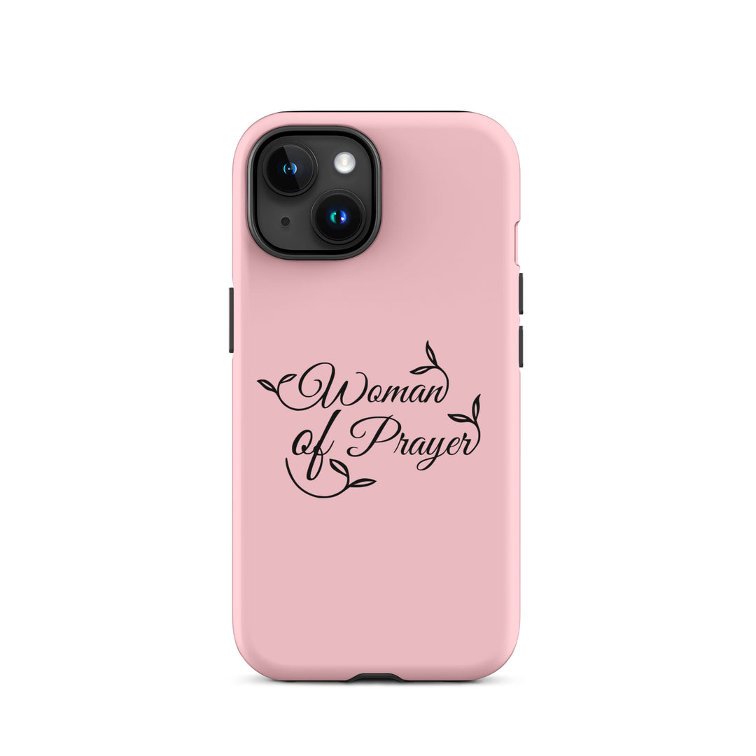 Christian Phone Case Woman of Prayer Pink for iPhone® iPhone® Phone Cases Matte iPhone 15 