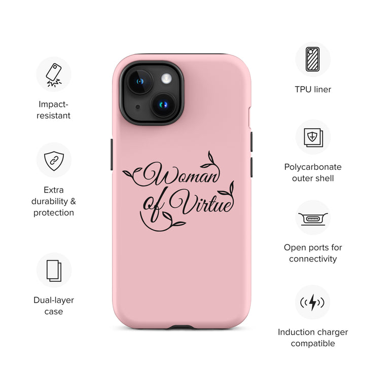 Christian Phone Case Woman of Virtue Pink for iPhone® iPhone® Phone Cases   