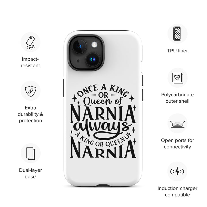 Christian Phone Case King or Queen Narnia White for iPhone® iPhone® Phone Cases   