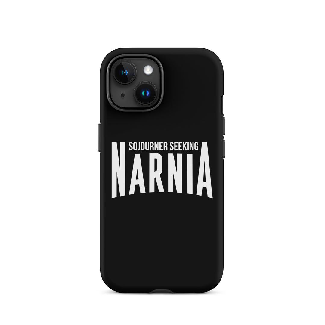 Christian Phone Case Sojourner Seeking Narnia Black for iPhone® iPhone® Phone Cases Matte iPhone 15 