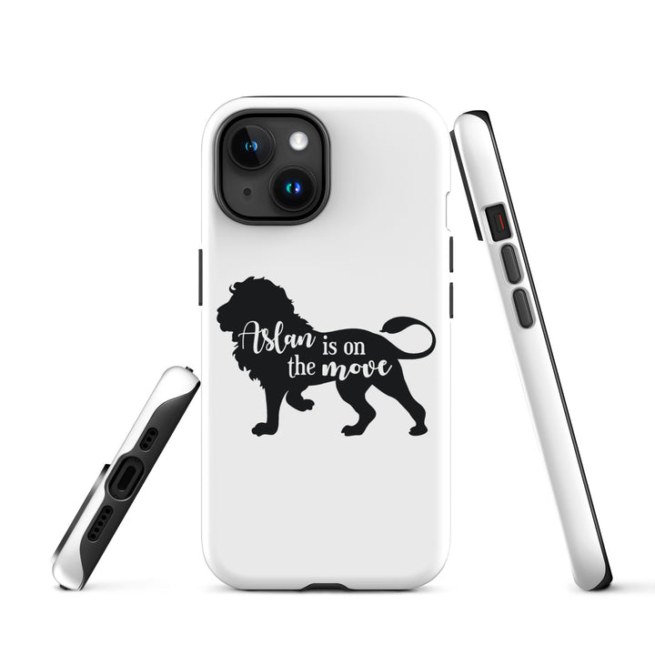 Christian Phone Case Aslan Is On The Move White for iPhone® iPhone® Phone Cases   