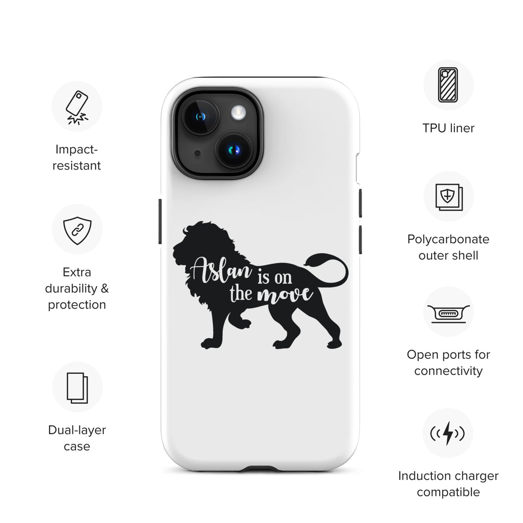 Christian Phone Case Aslan Is On The Move White for iPhone® iPhone® Phone Cases   