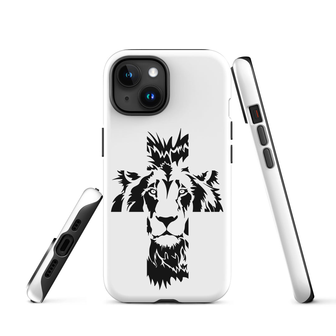 Christian Phone Case Aslan Cross White for iPhone® iPhone® Phone Cases   